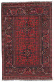  Afghan Khal Mohammadi Tapis 104X158 De Laine Rouge Foncé/Noir Petit Carpetvista