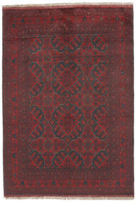  Afghan Khal Mohammadi Covor 102X146 Lână Dark Red/Negru Mic Carpetvista