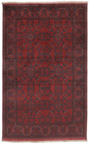 Tapis Afghan Khal Mohammadi 125X197 Noir/Rouge Foncé (Laine, Afghanistan)