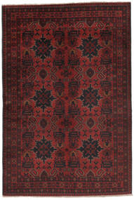 Koberec Afghán Khal Mohammadi 129X193 Černá/Tmavě Červená (Vlna, Afghánistán)