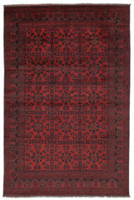  Afghan Khal Mohammadi Teppe 200X303 Svart/Mørk Rød Carpetvista
