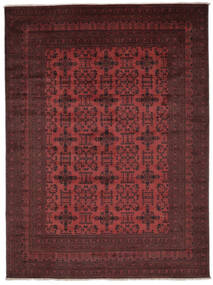 253X343 Tapete Oriental Afegão Khal Mohammadi Preto/Vermelho Escuro Grande (Lã, Afeganistão) Carpetvista