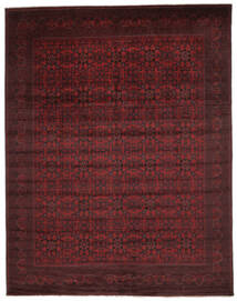  Afghan Khal Mohammadi Tapis 304X386 De Laine Noir/Rouge Foncé Grand Carpetvista