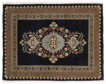 Kashmar Fine Rug 67X88 Black/Brown Wool, Persia/Iran Carpetvista