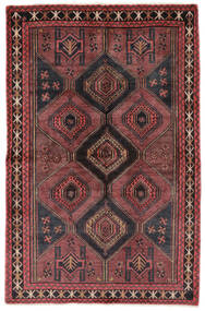 146X224 Alfombra Oriental Lori Rojo Oscuro/Negro (Lana, Persia/Irán) Carpetvista