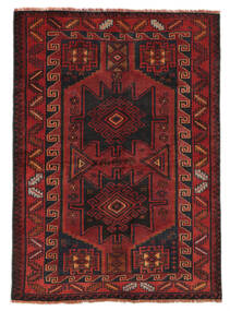 絨毯 オリエンタル ロリ 146X201 ブラック/ダークレッド (ウール, ペルシャ/イラン)