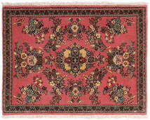  Persialainen Sarough Matot 64X84 Tummanpunainen/Musta Carpetvista