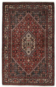 106X162 絨毯 ビジャー ザンジャン オリエンタル ブラック/茶色 (ウール, ペルシャ/イラン) Carpetvista