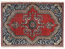 72X103 Tappeto Hamadan Orientale Nero/Rosso Scuro (Lana, Persia/Iran) Carpetvista