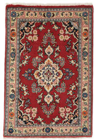  Sarouk Rug 61X91 Persian Wool Dark Red/Brown Small Carpetvista