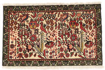  Rudbar Rug 53X87 Persian Wool Black/Dark Red Small Carpetvista
