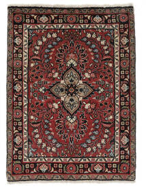 絨毯 オリエンタル マラバン 73X99 ブラック/ダークレッド (ウール, ペルシャ/イラン)