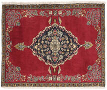 Hamadan Fine Rug 63X80 Dark Red/Black Wool, Persia/Iran Carpetvista