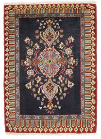 63X89 Medallion Small Sarouk Rug Wool, Carpetvista