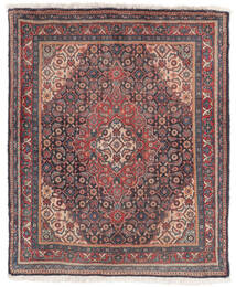 Hamadan Fine Teppich 66X78 Dunkelrot/Schwarz Wolle, Persien/Iran Carpetvista