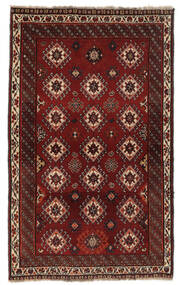  Ghashghai Fine Tappeto 97X158 Persiano Di Lana Nero/Rosso Scuro Piccolo Carpetvista