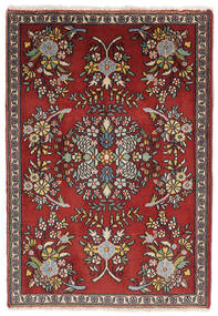  Sarouk Rug 61X86 Persian Wool Dark Red/Black Small Carpetvista