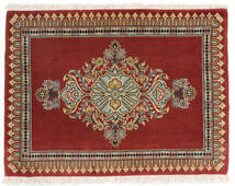 65X89 Kashmar Fine Vloerkleed Oosters Donkerrood/Bruin (Wol, Perzië/Iran) Carpetvista