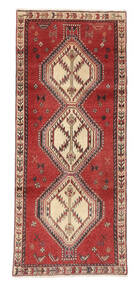  Oriental Afshar/Sirjan Rug 91X214 Runner
 Dark Red/Brown Wool, Persia/Iran Carpetvista
