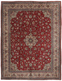  Sarouk Fine Rug 297X376 Persian Wool Dark Red/Brown Large Carpetvista