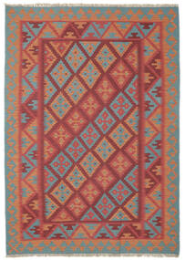 絨毯 ペルシャ キリム ファーシュ 177X251 ダークレッド/茶色 (ウール, ペルシャ/イラン)