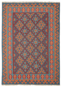 Kilim Fars Rug 171X240 Dark Red/Dark Teal Wool, Persia/Iran Carpetvista
