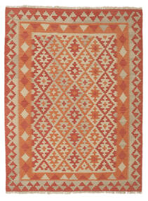 絨毯 ペルシャ キリム ファーシュ 175X230 ダークレッド/オレンジ (ウール, ペルシャ/イラン)