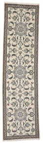 80X299 絨毯 オリエンタル ナイン 廊下 カーペット 茶色/ベージュ (ウール, ペルシャ/イラン) Carpetvista