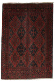  Afghan Khal Mohammadi Rug 81X118 Wool Black/Dark Red Small Carpetvista