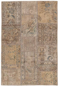 104X154 Tapete Patchwork - Persien/Iran Moderno Castanho/Laranja (Lã, Pérsia/Irão) Carpetvista