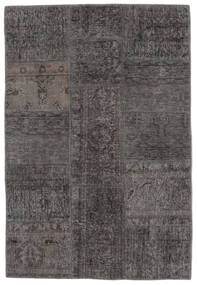  Persialainen Patchwork - Persien/Iran 104X155 Musta/Tummanharmaa Carpetvista