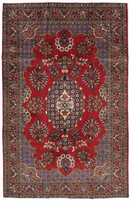  Persialainen Golpayegan Matot 210X318 Tummanpunainen/Musta Carpetvista