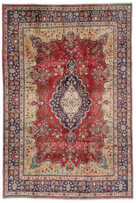 200X294 Tabriz Rug Oriental Dark Red/Brown (Wool, Persia/Iran) Carpetvista