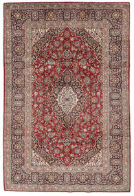  Orientalischer Keshan Teppich 209X304 Dunkelrot/Braun Wolle, Persien/Iran Carpetvista