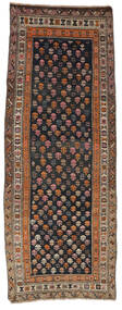 Antik Schirwan Ca. 1930 Teppich 127X357 Läufer Schwarz/Braun Wolle, Türkei