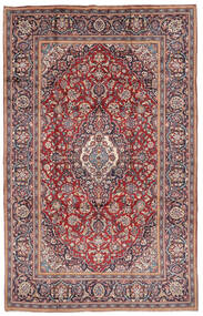 絨毯 オリエンタル カシャン 200X313 ダークレッド/茶色 (ウール, ペルシャ/イラン)