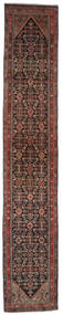  85X475 Antiek Hosseinabad Ca. 1930 Vloerkleed Tapijtloper Zwart/Bruin Perzië/Iran