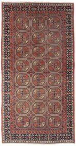 190X333 絨毯 オリエンタル アンティーク Khotan Ca. 1900 茶色/ダークレッド (ウール, 中国)