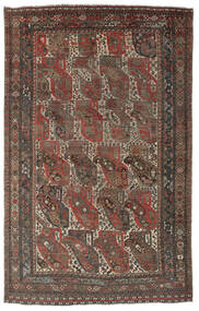 絨毯 アンティーク カシュガイ Ca. 1900 182X288 茶色/ブラック (ウール, ペルシャ/イラン)