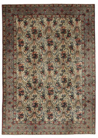 Antique Tabriz Ca. 1920 Rug 237X320 Brown/Black Wool, Persia/Iran