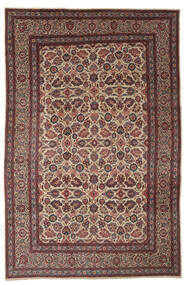 Tappeto Persiano Antichi Keshan Ca. 1920 210X340 Marrone/Rosso Scuro (Lana, Persia/Iran)