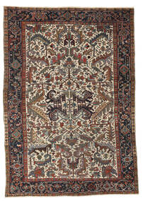  Antique Heriz Ca. 1920 Rug 190X280 Persian Wool Black/Brown
