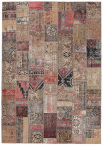 絨毯 ペルシャ Patchwork - Persien/Iran 250X353 茶色/ブラック 大きな (ウール, ペルシャ/イラン)