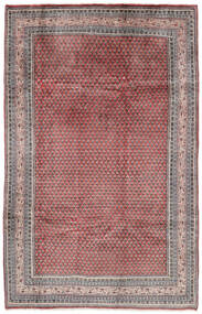 188X290 Tapete Oriental Sarough Mir Vermelho Escuro/Castanho (Lã, Pérsia/Irão) Carpetvista