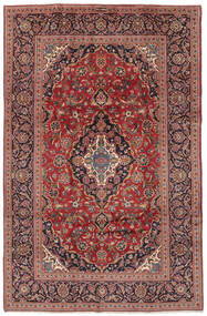  Persischer Keshan Teppich 210X315 Dunkelrot/Braun Carpetvista