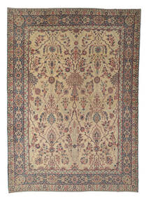 291X405 絨毯 アンティーク ケルマン Ca. 1900 オリエンタル 茶色/オレンジ 大きな (ウール, ペルシャ/イラン)