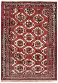  Persian Turkaman Rug 228X318 Dark Red/Brown (Wool, Persia/Iran)