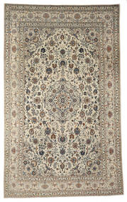  Orientalischer Antik Keshan Fine Ca. 1920 Teppich 257X418 Braun/Orange Großer Wolle, Persien/Iran