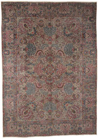 絨毯 オリエンタル ケルマン Ca. 1900 310X422 茶色/ブラック 大きな (ウール, ペルシャ/イラン)