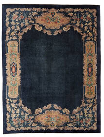 263X343 絨毯 オリエンタル アンティーク 中国 Nichols Ca. 1920 ブラック/茶色 大きな (ウール, 中国)